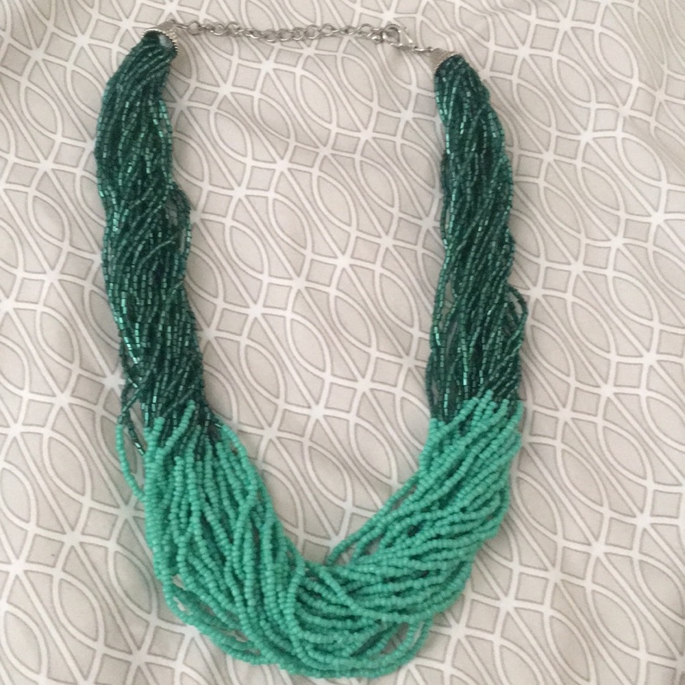 Turquoise necklace, not original stone